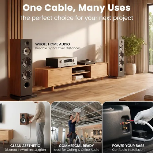 Vista 6 de CL2 OFC cable para bocinas - serie GearIT