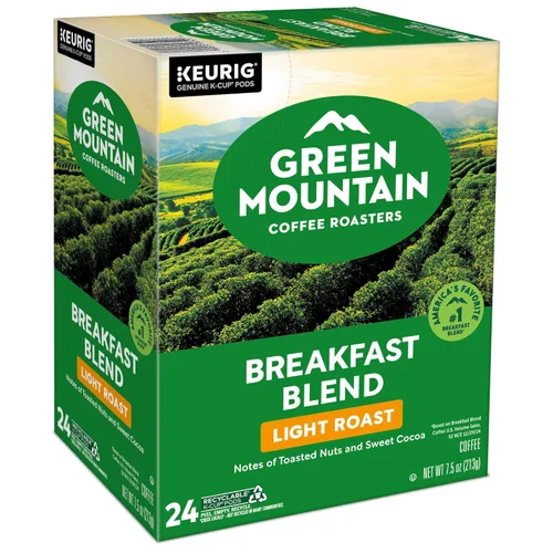 Vista 18 de Green Mountain Coffee Roasters Breakfast Blend Cápsulas Keurig K-Cup de una sola porción, café tostado ligero, 96