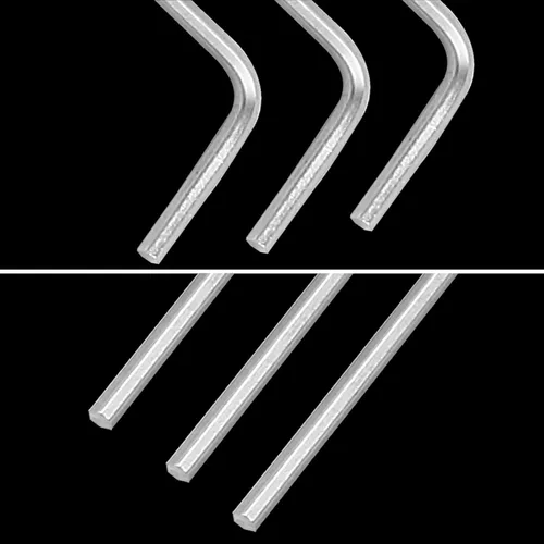 Vista 4 de Luomorgo 20 llaves Allen de 0.059 in/1/16 pulgadas, llave hexagonal en forma de L, herramienta de llave hexagonal de acero resistente