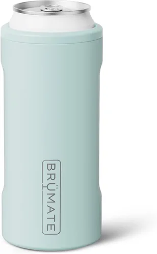 BrüMate Hopsulator - Enfriador de latas delgado aislado para latas delgadas de 12 onzas, soporte de bebidas de acero inoxidable con aislamiento para
