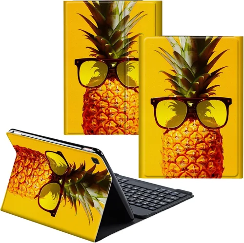 Vista 13 de Para Samsung Galaxy Tab S6 Lite Funda 2022/2020 Teclado Inalámbrico Desmontable Y Cubierta De Soporte De Cuero PU Funda Protectora Para Samsung