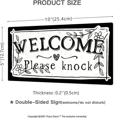Vista 2 de Putuo Decor Letrero reversible de doble cara con texto en inglés "In Session Do Not Disturb", para negocios, oficina, terapeuta, clínica