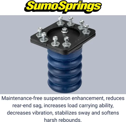 Vista 2 de SuperSprings SSR-307-40 SumoSprings Trasero para Dodge RAM 1500, Azul, 1000 libras.