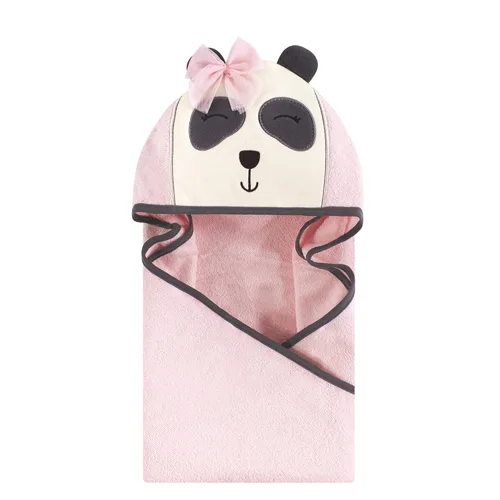 Vista 94 de Hudson Baby Toalla con capucha unisex de algodón con cara de animal para bebé, cocodrilo, talla única