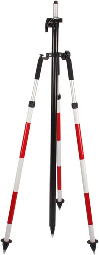 Vista 5 de Trípode Bípode Topografía Pulgar Liberación, Aluminio Trípode Bípode para Prisma Polos Topografía o GPS Postes de Estación Total GPS GNSS