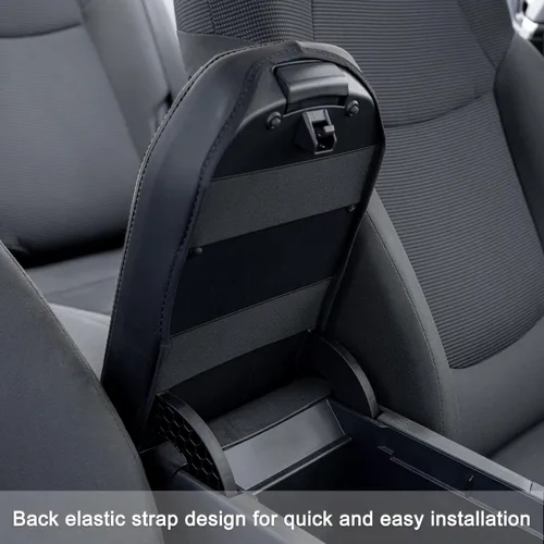 Vista 6 de JDMCAR Funda para Reposabrazos de Consola Central para Accesorios Toyota RAV4 2025 2024 2023 2022 2021 2020 2019 Funda Protectora de Cuero para Tapa