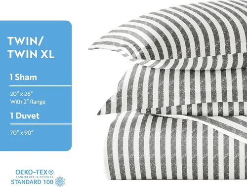 Vista 246 de Linen Market Funda de edredón individual para cama individual – Experimenta una comodidad similar a un hotel con una suavidad inigualable