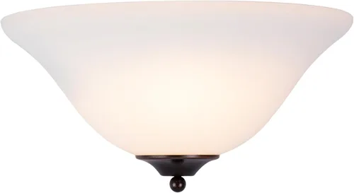 Aplique de pared de media luna de 13 pulgadas, lámpara de pared regulable con 1 luz, lámpara de pared moderna con pantalla de vidrio esmerilado