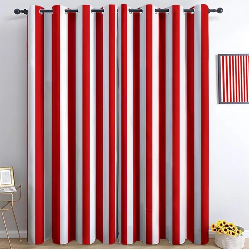 Vista 9 de Green Blackout Curtains for Bedroom 38" W x 54" L 2 Panels, Psychedelic Forest Tree Sunshine Black Out Curtains for Living Room Grommet Thermal