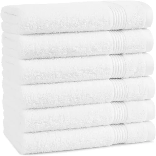 Vista 22 de Arkwright Juego de toallas de baño de 4 piezas - 100% algodón súper suave, 600 GSM de secado rápido y absorbente, artículos de lujo para baño