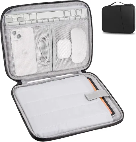 Funda de transporte para tableta de 9 a 11 pulgadas para iPad Pro 11 (2022-2018), iPad 10.9 (10.ª generación), iPad Air (5/4ª generación), Galaxy