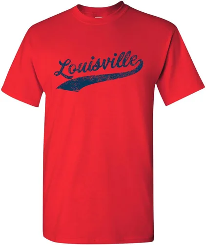 Vista 49 de UGP Campus Apparel - playeras con estampado de equipos de béisbol Albuquerque Rojo