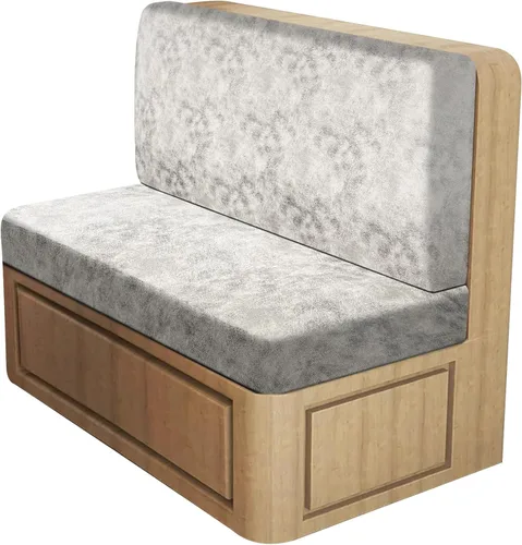 Vista 27 de Fundas de cojín de aspecto de cuero para RV Dinette, fundas elásticas para cojines de camping para sofá de remolque de viaje, asiento de cabina