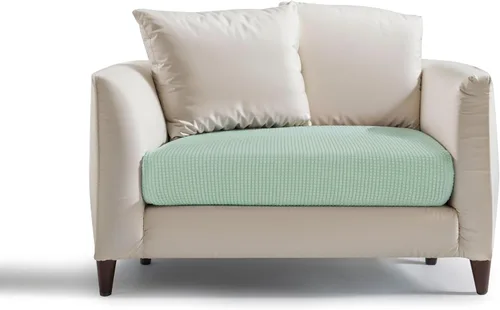 Vista 100 de SUBRTEX Funda Deslizable para Sofá RV de Múltiples Asientos Fundas Protectoras Loveseat Elástica Duradera Sofá Spandex Elástico Protector de Muebles