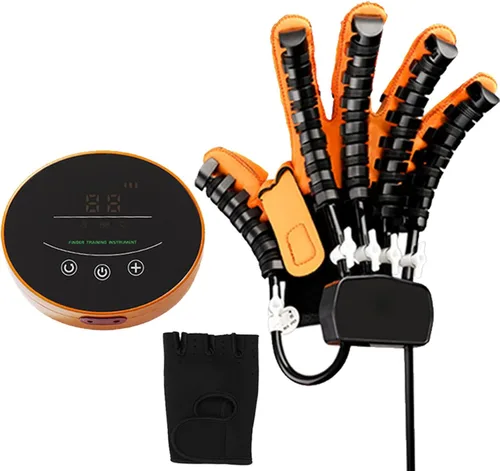 Vista 10 de Rehabilitation Robot Glove for Stroke, Rechargeable Hemiplegia Stroke Finger Training Equipment, Fingers Strength Training Device, Finger Exerciser