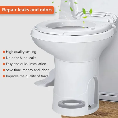 Vista 6 de boeemi Sello de inodoro RV compatible con Camper Dometics 300 310 320 Series piezas de inodoro, kit de sello de inodoro para pieza de repuesto