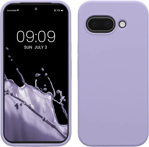 Vista 236 de kwmobile Funda Compatible con Google Pixel 6 Pro - Funda de Teléfono de Silicona TPU con Acabado Suave - Azul Caribe
