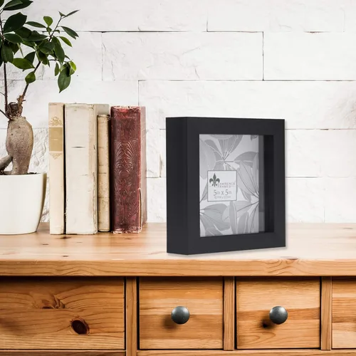 Vista 5 de Lawrence Frames - Marco para fotografía, diseño de caja de sombra, 11 x 14 pulgadas, color negro
