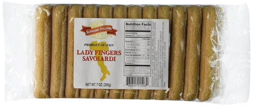 Supremo Italiano (producto de Italia) Savoiardi Lady Dedos, 7 onzas (paquete de 4)