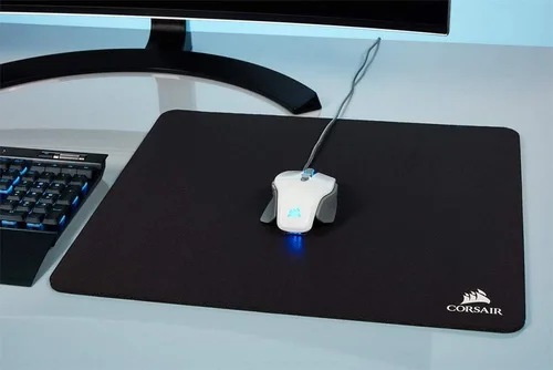 Vista 10 de Alfombrilla para mouse de videojuegos de Corsair MM300, alfombrilla de alto rendimiento para mouse, optimizada para sensores gamers
