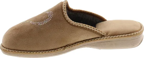 Vista 2 de SC Home Collection 12517 - Zapatillas de casa con diseño de corazón de felpa para mujer