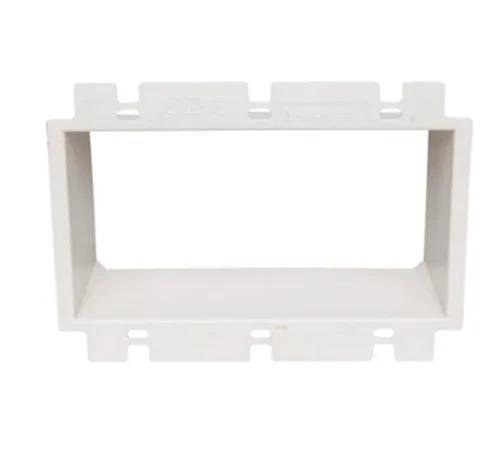 Vista 2 de Extensor de caja eléctrica Anillo de extensión de 3 bandas de plástico hasta 1 1/2 "extensión de descarga (paquete de 1)