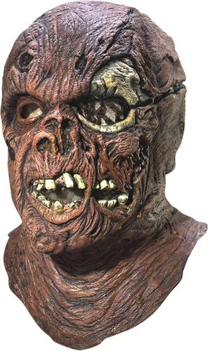 Vista 2 de Máscara de lujo de cara completa de Jason Voorhees de la película Viernes 13 parte 7: Nueva Sangre