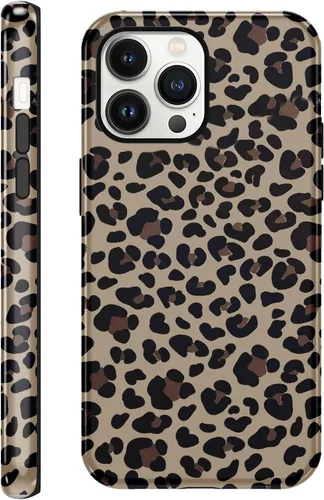 Vista 32 de Funda de teléfono con estampado de guepardo para iPhone 7/8/SE 2020/2022 de 4.7 pulgadas, funda de lujo con diseño de leopardo marrón coqueta a