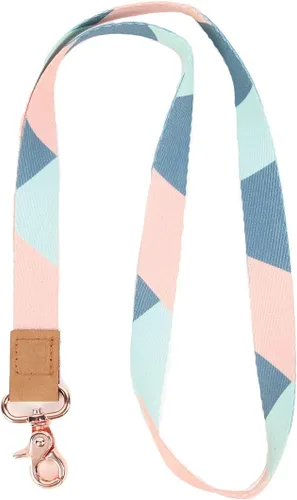 Vista 18 de Thread Wallets Acollador elegante para el cuello para hombres y mujeres, bonito soporte para llaves, insignia de identificación y cartera