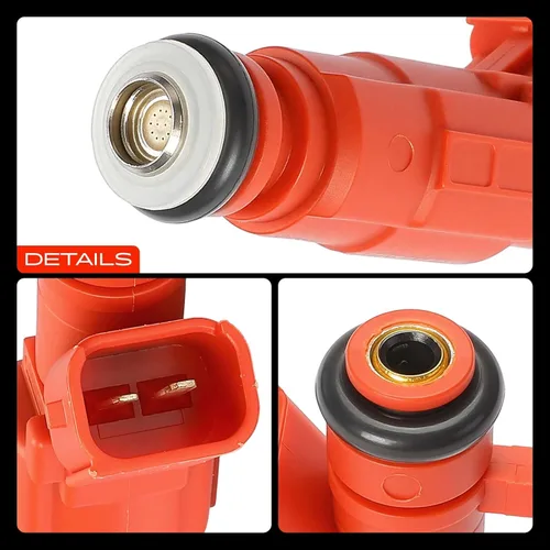 Vista 9 de A-Premium 35310-2E000 Juego de 4 inyectores de combustible de 12 agujeros compatibles con Hyundai Elantra 2011-2015, Elantra GT 2013, Elantra Coupe