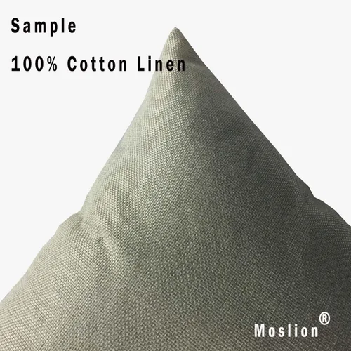 Vista 6 de Moslion Funda de almohada decorativa con diseño de cara de gato, funda de almohada cuadrada de lino y algodón de 18 x 18 pulgadas, para sofá