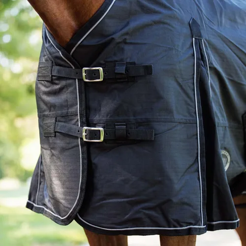 Vista 5 de Country Pride Glacier Rainsheet - Manta impermeable de caballo resistente al viento, carcasa exterior de Cordura 600D, forro de nailon suave