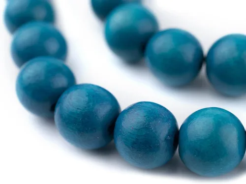 Vista 26 de TheBeadChest: cuentas de madera redondas naturales de 0.315 pulgadas, cuentas de madera sueltas espaciadoras para fabricar joyas, 4 tamaños