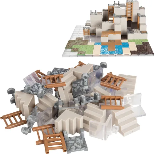 Vista 12 de Monster Adventure Terrain - Juego de mejora de constructor (212 piezas) - Sistema de mazmorra intercambiable 3D con 24 azulejos nuevos - Construye