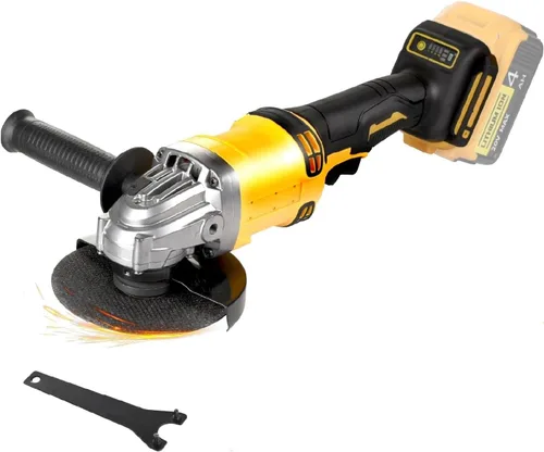 Vista 8 de Amoladora angular inalámbrica compatible con Dewalt batería máxima de 20 V (sin batería), amoladora angular de 4-1/2 pulgadas sin escobillas