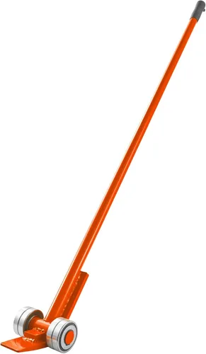 Vista 9 de VEVOR Paquete de 2 barras Prylever, capacidad de carga de 3T/6600 libras, mango de acero de 4.5 pies de longitud Dollyr con ruedas de 2.8 pulgadas