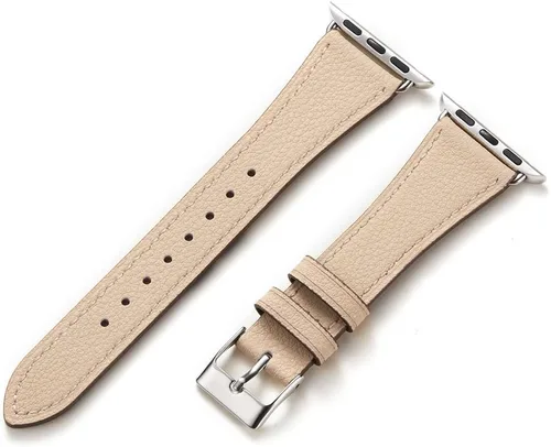 HANDODO Italian Genuine Leather Band Women for Apple Watch Series 11 10 9 8 7 6 5 4 3 2 1 SE SE2 Ultra 2/3, SGS Certified Dressy Bracelet Cute Strap