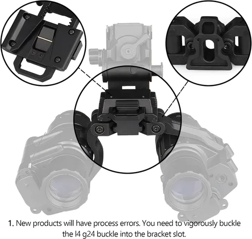 Vista 9 de New Reinforced Upgraded Version Night Vision Bridge with Adjustable Field of View for pvs14 Support 2 Optical Night Visions or 1 Digital Night