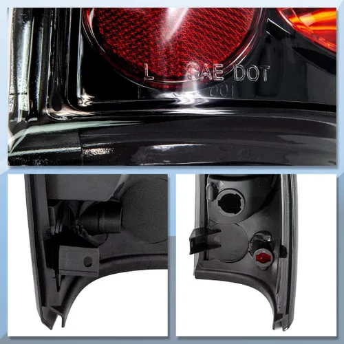 Vista 7 de CPW Luces traseras compatibles con Chevrolet Silverado 1999 2000 2001 2002 2003 2004 2005 2006 [GMC Sierra 1999-2003] luces traseras