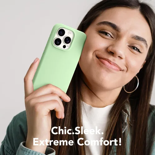 Vista 1045 de GONEZ Funda magnética para iPhone 14, compatible con Magsafe, con protector de pantalla + protector de cámara, forro de microfibra antiarañazos