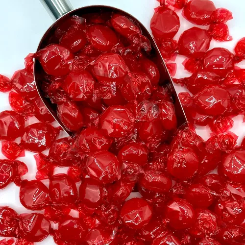 Vista 6 de Cinnamon Discs - Caramelos duros a granel de 1 libra envueltos individualmente de canela roja (aproximadamente 75 piezas) – Caramelo a granel