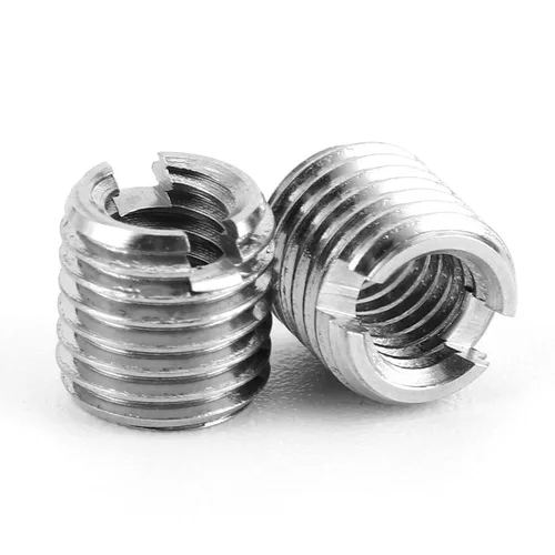 Vista 44 de 10 piezas de inserto de rosca autorroscante, tuerca reductora de rosca de 15 mm, rosca hembra M10 x 1.5 mm y rosca macho M12 x 1.75 mm, kit