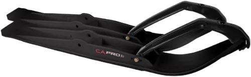 Par de esquís C&A Pro RAZOR 6 negros para motos de nieve con bucles C&A negros Pro-C