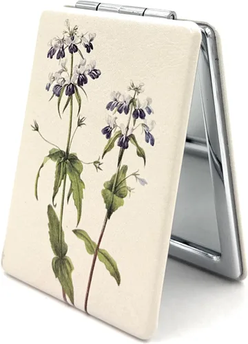 Vista 33 de Espejo Compacto Espejo de Cartera Espejo Pequeño de Maquillaje Espejo de Viaje Mini Espejo de Bolsillo Espejo de Lápiz Labial Flor de Almendro Van