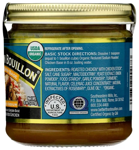 Vista 7 de BETTER THAN BOUILLON Base de caldo de pollo asado orgánico reducido en sodio, 8 onzas