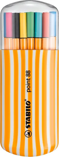 Vista 12 de Rotulador de punta fina - STABILO Point 88 Estuche de 10 colores surtidos