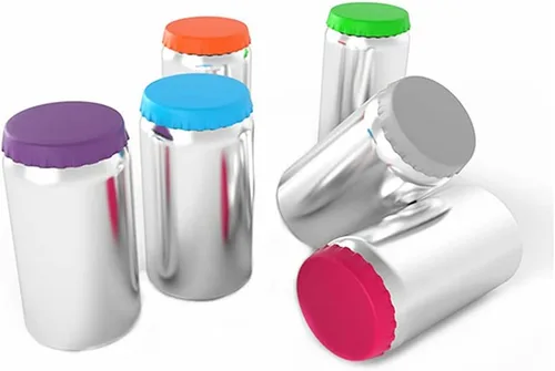 Vista 3 de Tapas de silicona para latas, paquete de 6 tapas para latas de soda antiderrames, cubiertas de silicona para latas de bebidas antiderrames, se