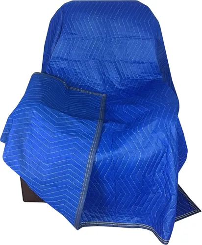 Vista 5 de Uboxes Pro Economy - Mantas móviles (paquete de 4) 35 libras/doz 2.92 lb/ea 72 x 80 pulgadas, azul