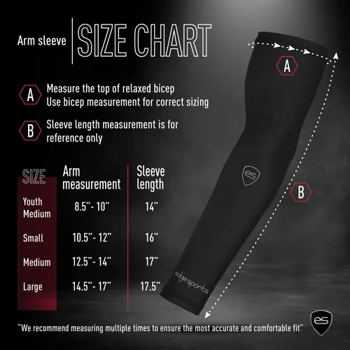 Vista 3 de Mangas de compresión para hombres y mujeres - Mangas protectoras para cubrir brazos para deportes - Cubierta de tatuaje y protección UV Negro