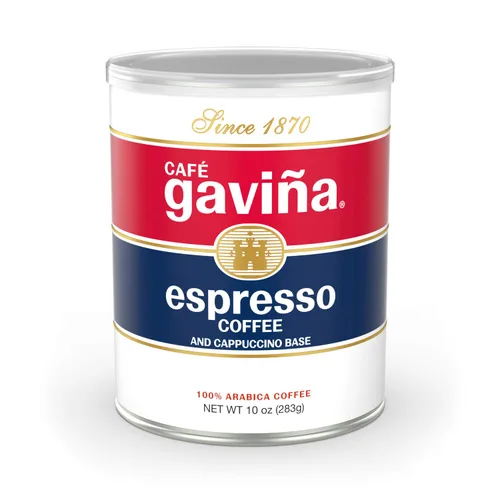 Vista 12 de Café Gaviña Decaf Espresso; Descafeinado, molido extra fino, 100% café Arábica (latas de 3 x 10 oz)